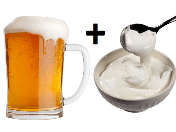 啤酒和酸奶油以增加效力