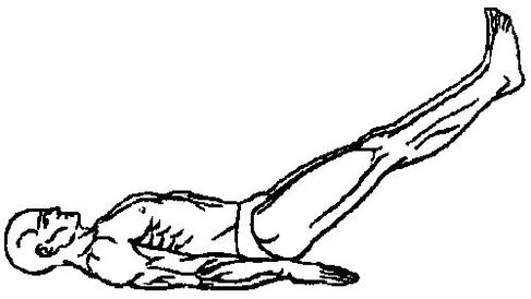 要使前列腺组织恢复活力，您必须将腿抬高到头后。