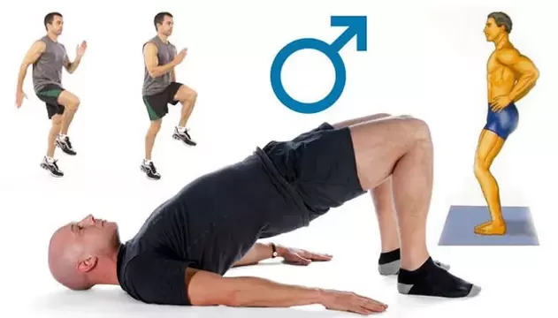 体育锻炼可以帮助男人有效增强力量。
